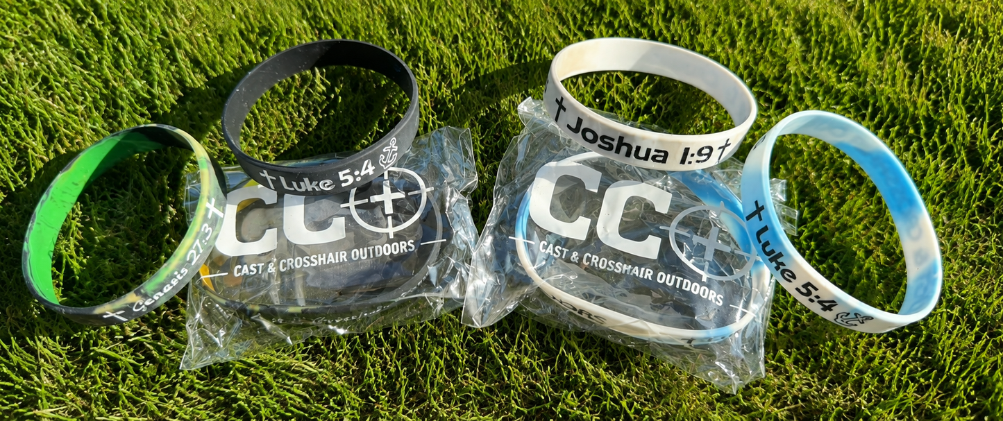 Cast & Crosshair Outdoors Faith Wristbands