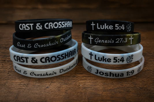 Cast & Crosshair Outdoors Faith Wristbands
