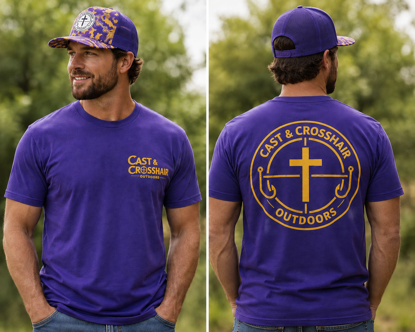 CCO Purple & Gold Tee